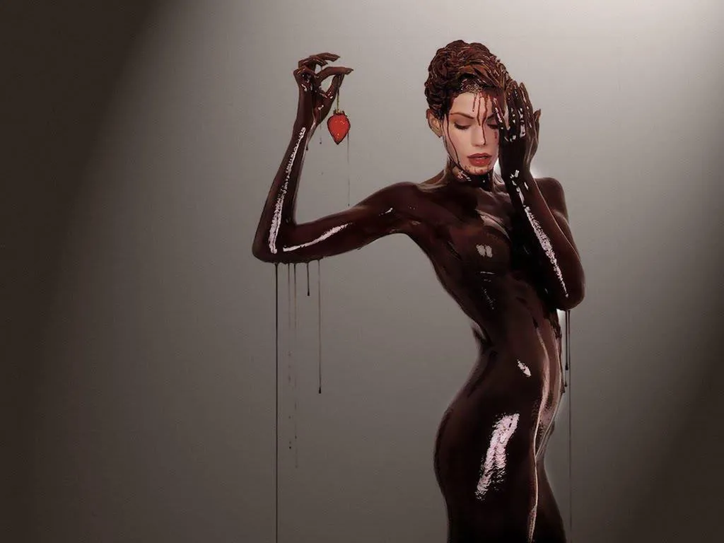 chocolate covered girl 