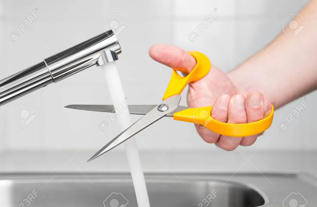 cutting water with scissors 