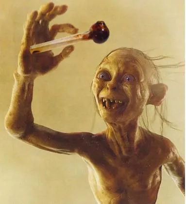 drug addict gollum 