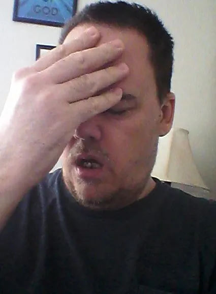 face palm 