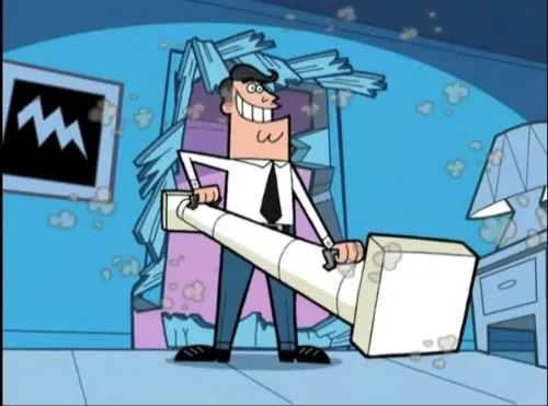 fairly odd parents battering ram dad 