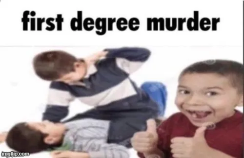 first degree murder 