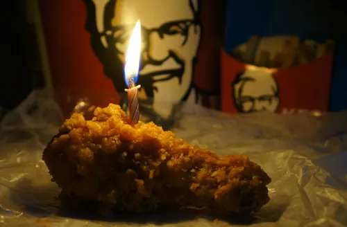 fried chicken birthday 