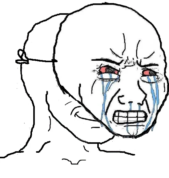guy with happy face crying mask 