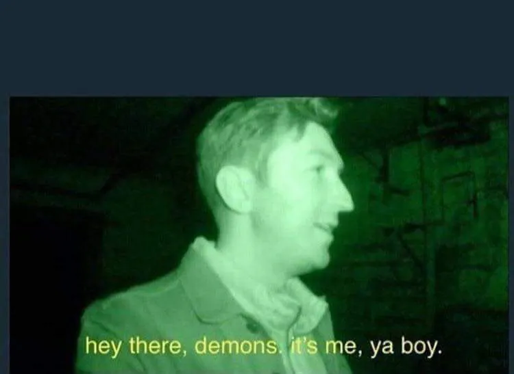 hey there , demons it's me , ya boy. 