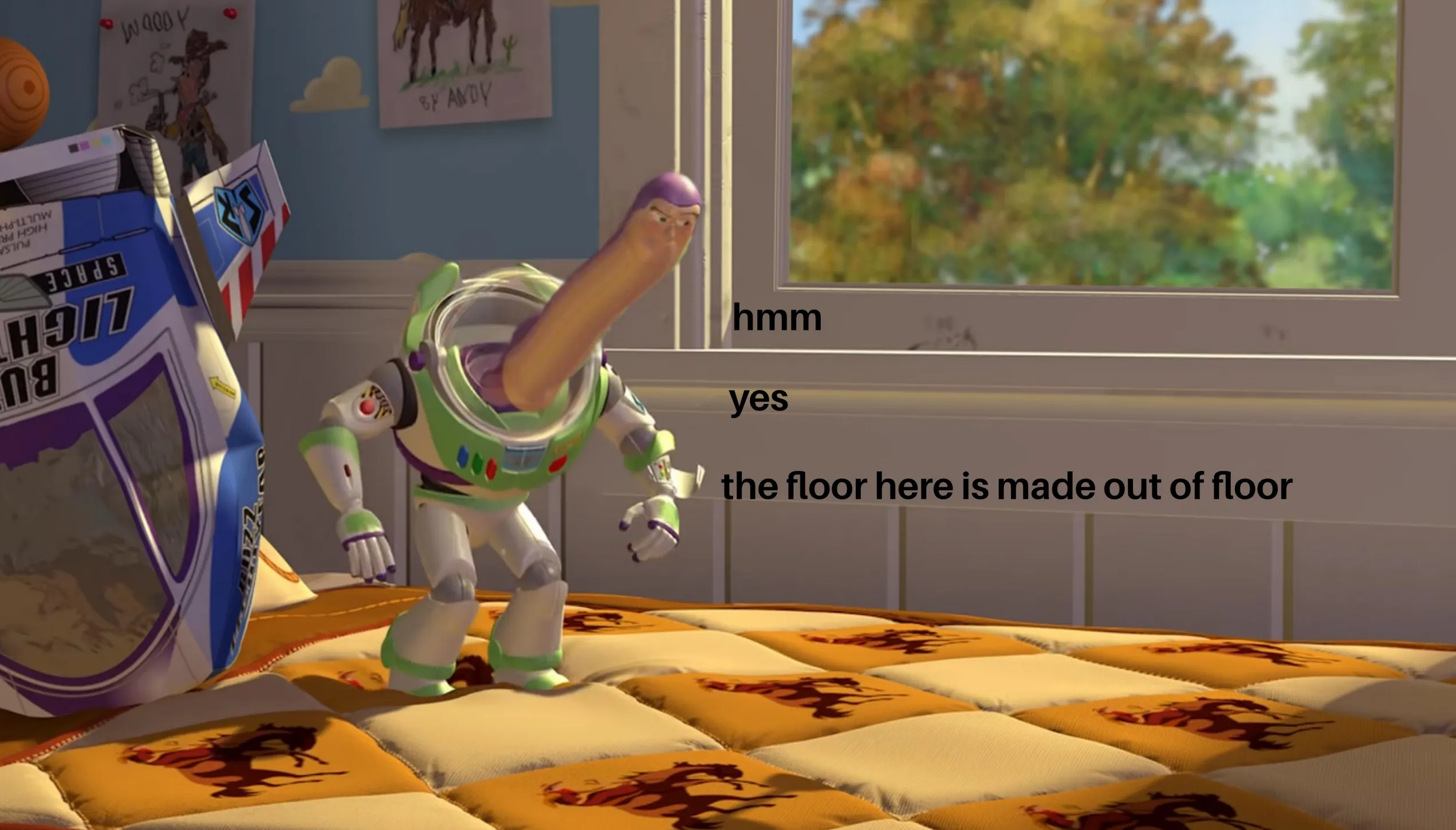 hmm yes the floor is made out of floor 