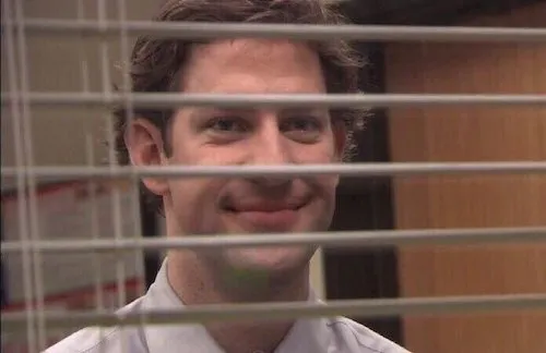 jim halpert smirking 