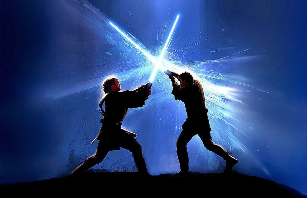 lightsaber battle 