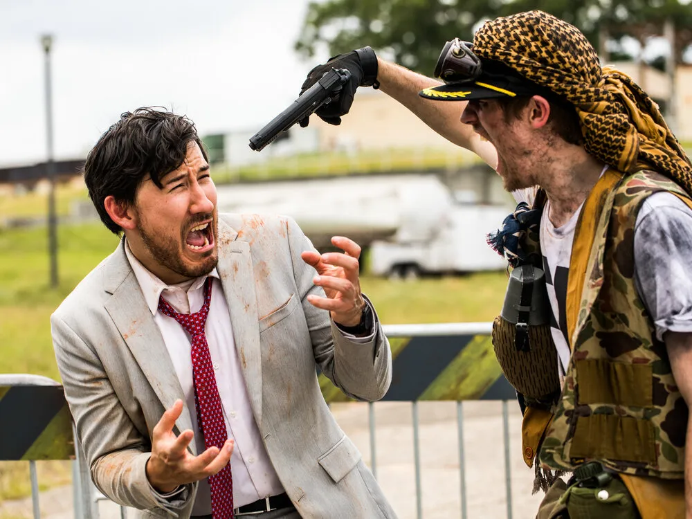 markiplier gun threatened 