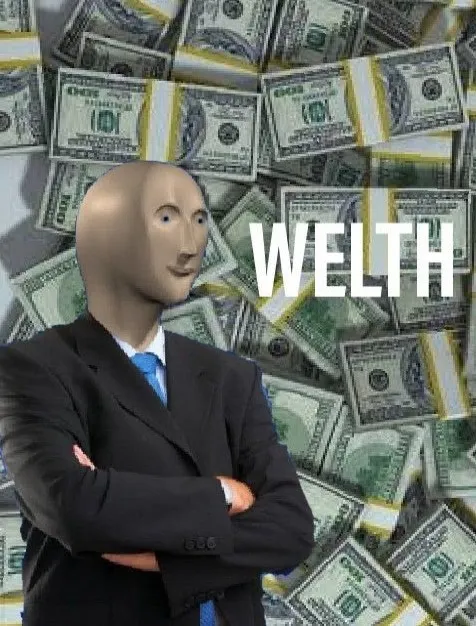 meme man wealth 