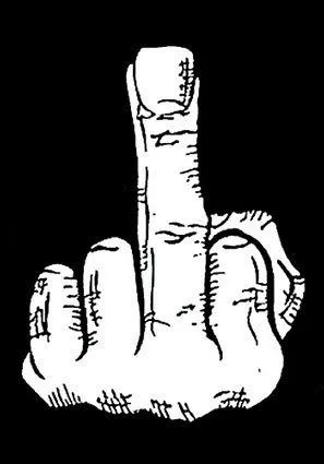 middle finger 