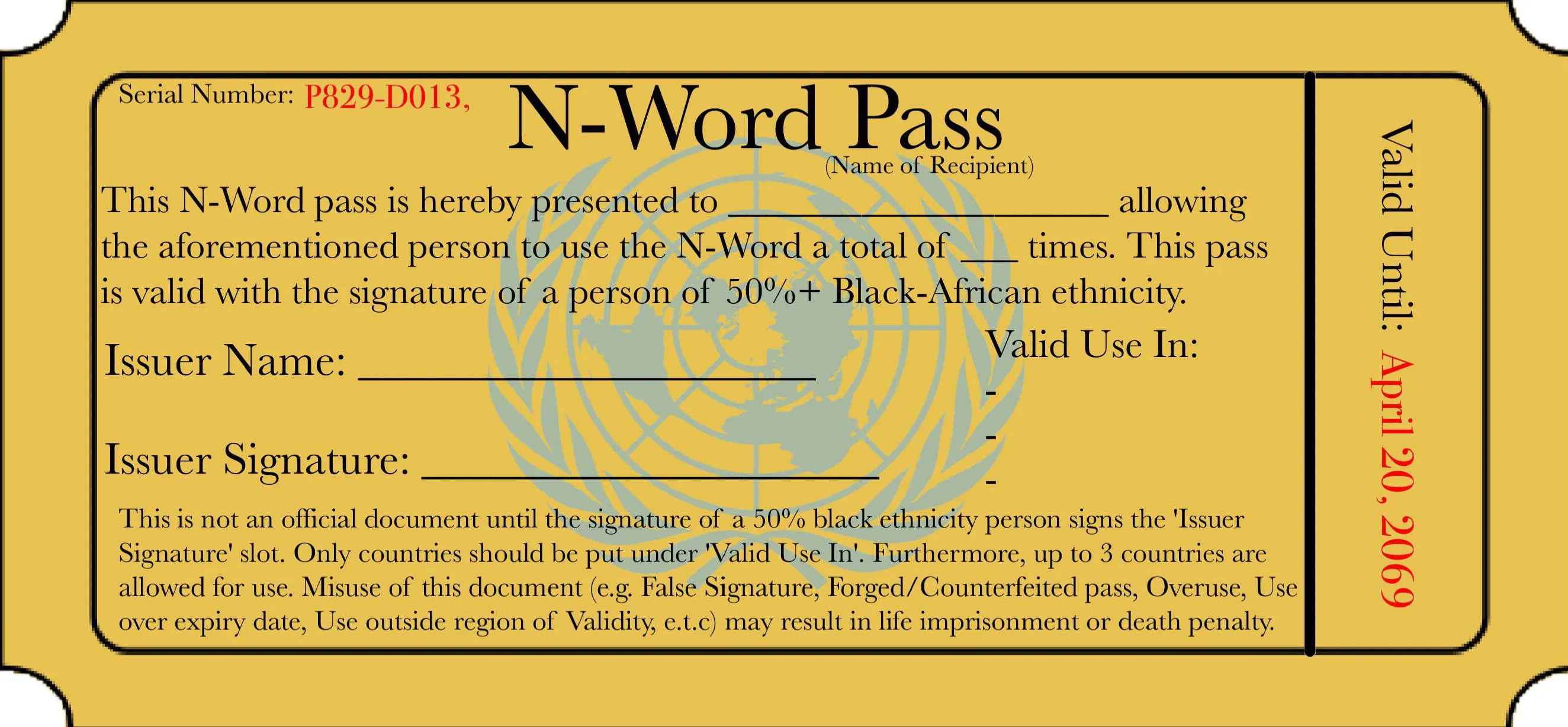 n word pass 
