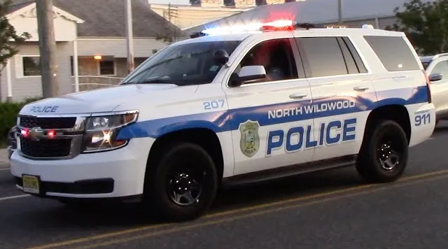 police car responding