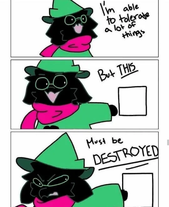 ralsei despises this 