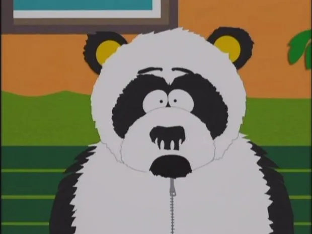 sad panda-south park 