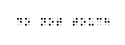 scariest thing to read in braille 
