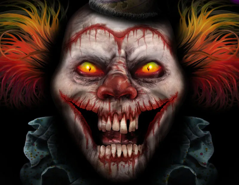 scary clown 
