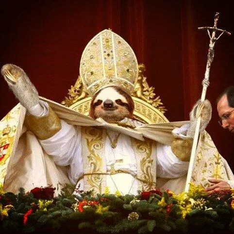 sloth pope 