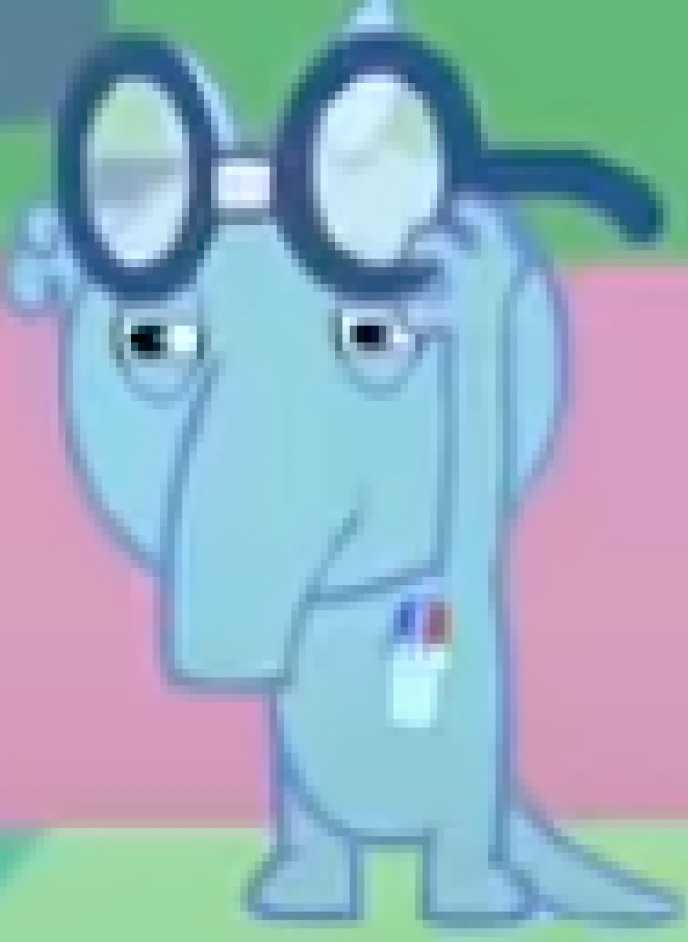 sniffles without glasses 