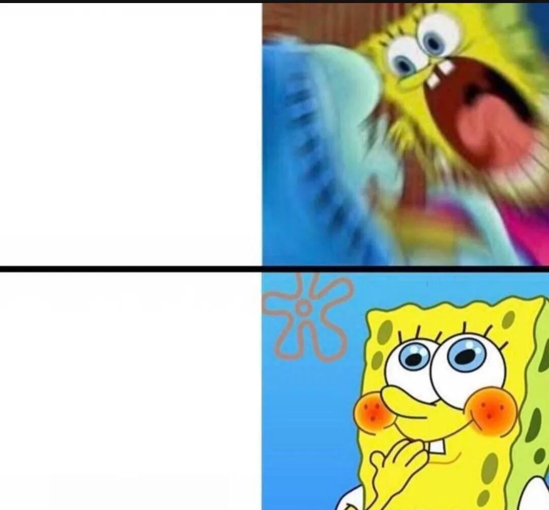 sponge bob yelling 