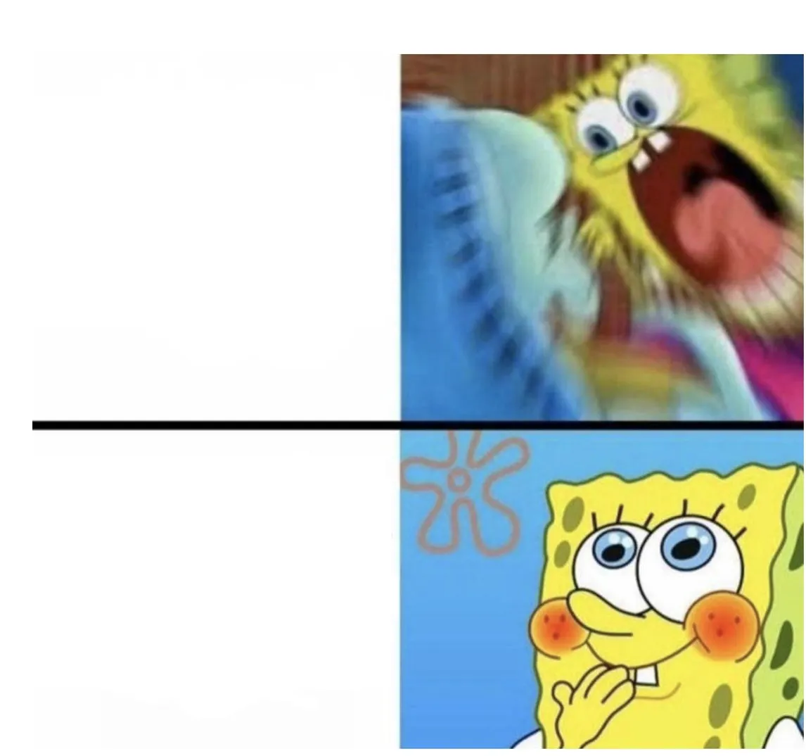 spongebob angry cute 