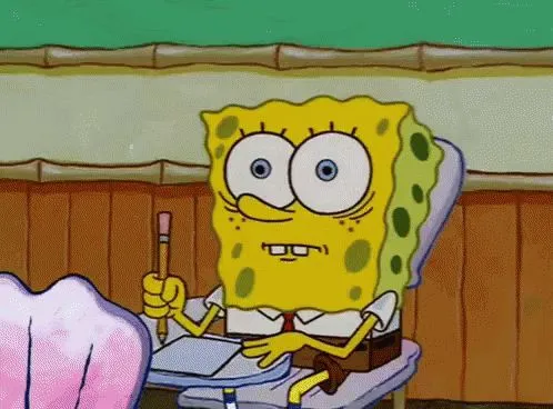 spongebob nervous about salmonella signs 