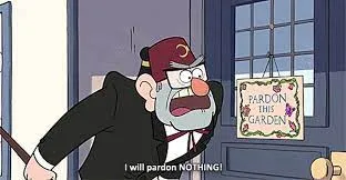 stan shall pardon nothing! 