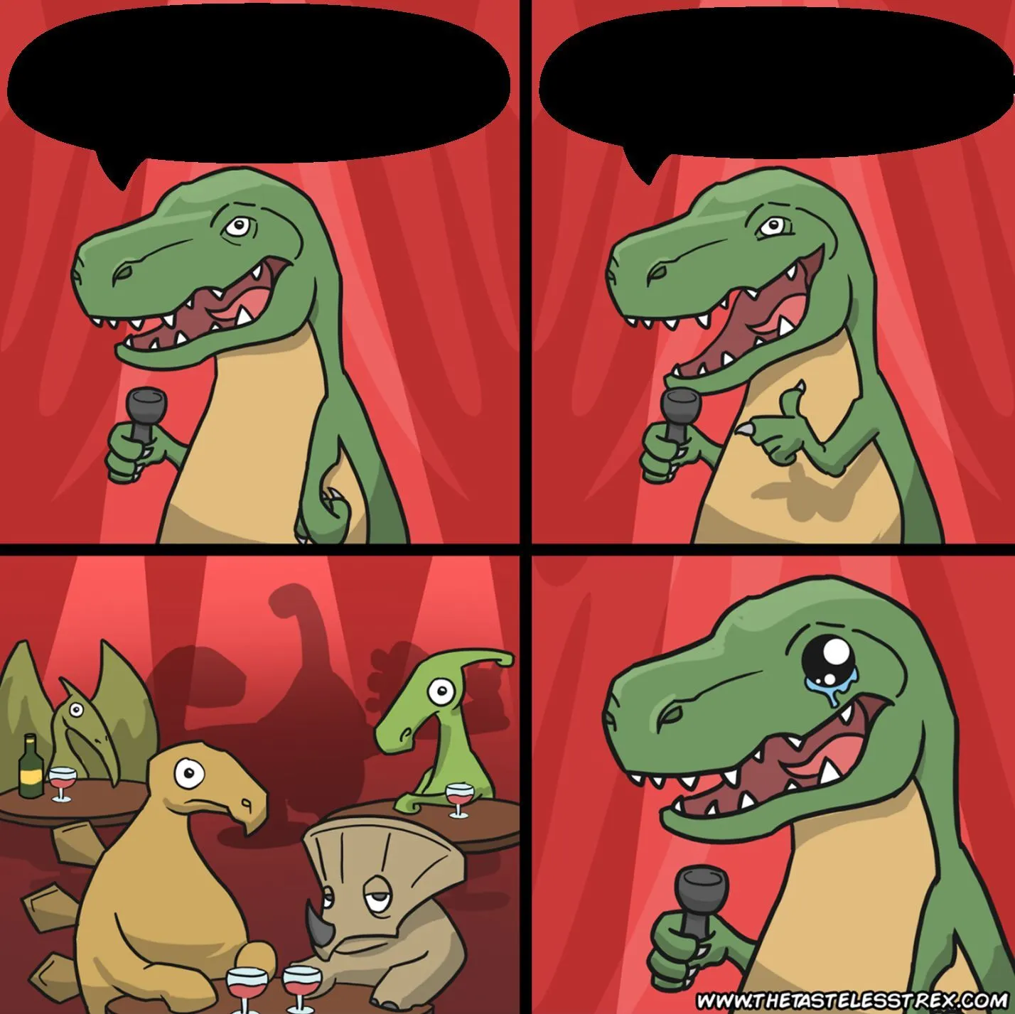 stand up dinosaur 