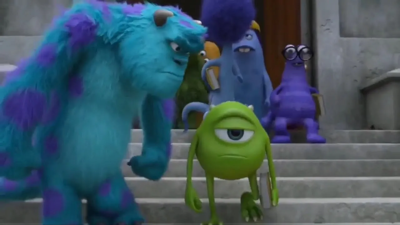 sully staring at mike 