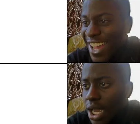 surpried disapointed man 