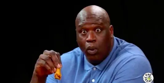 surprised shaq 