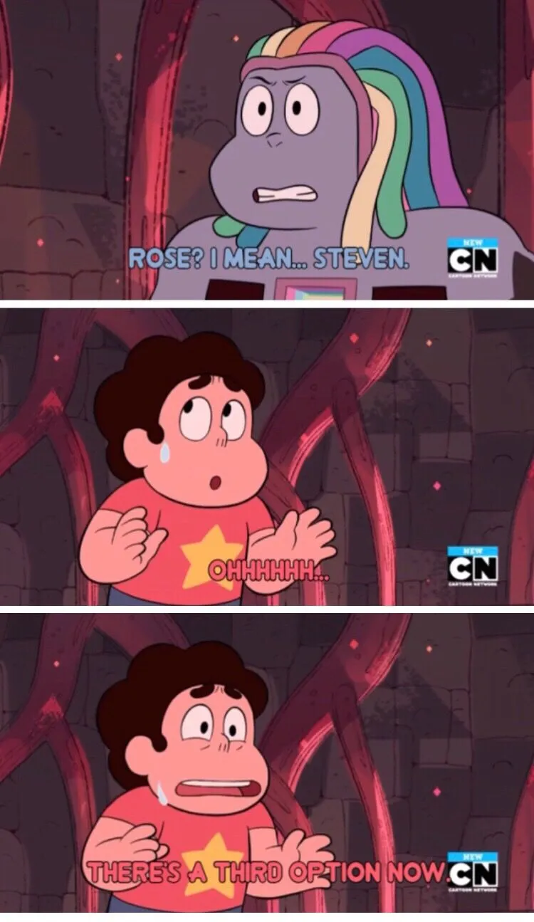 theres a third option now 