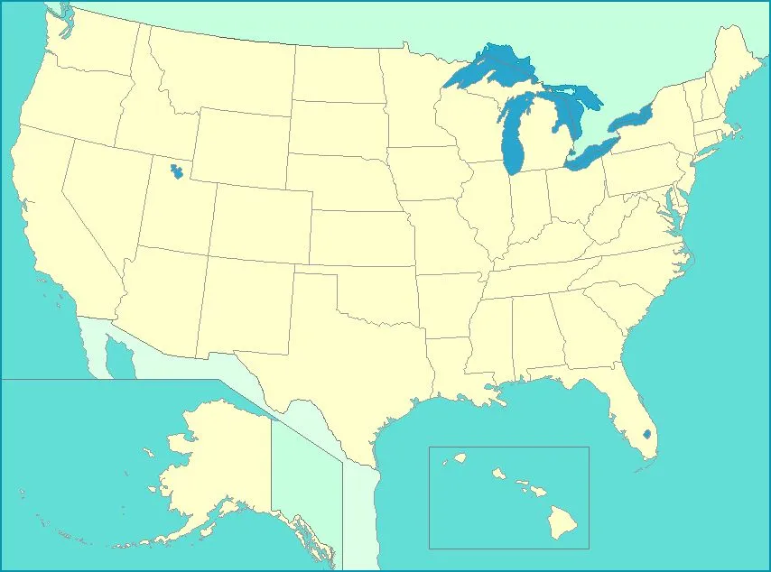 usa map 