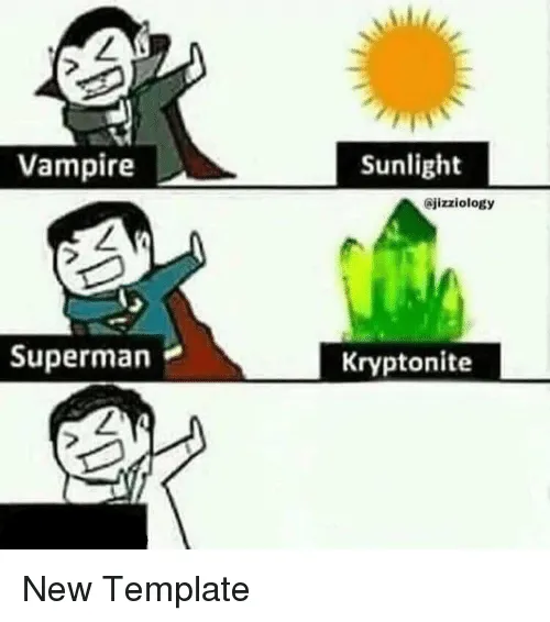 vampire superman meme 