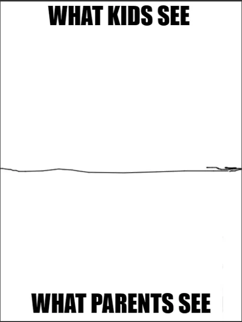 what kids see vs what parents see 