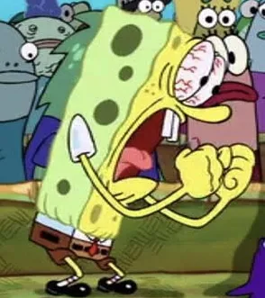yelling spongebob 