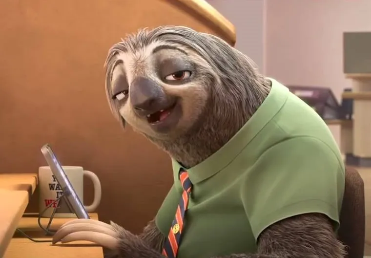 zootopia sloth 